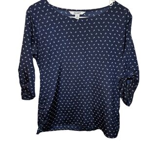 Old Navy Women's Navy Blue Top